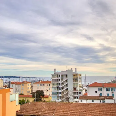 Le Clair Golfe-juan - T2 Terrasse Vue Parking Prive Wifi - Limestay * Vallauris