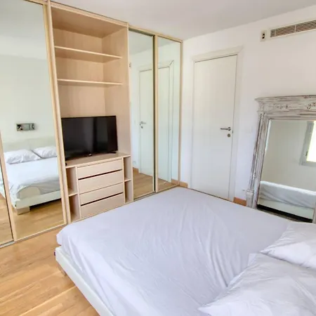 Le Clair Golfe-juan - T2 Terrasse Vue Parking Prive Wifi - Limestay Appartement Vallauris